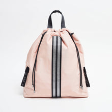 Load image into Gallery viewer, Front view of the ACE Bagpack color Pink nude made with ECONYL® regenerated nylon
