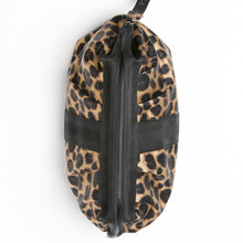 Load image into Gallery viewer, View from top of the ACE Cosmetic Bag color Leopard made with ECONYL® regenerated nylon
