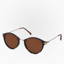 Load image into Gallery viewer, Side view of the Sunglasses Orca Karun color Havana Brown made with ECONYL® regenerated nylon
