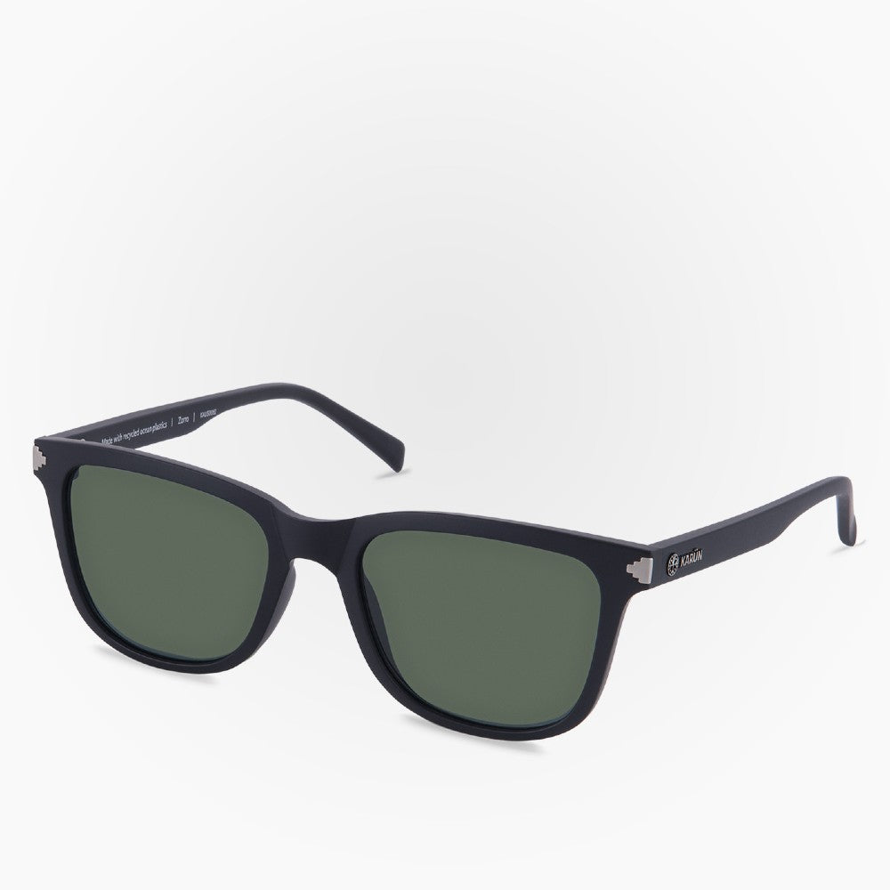 Side view of the Sunglasses Zorro Karun color Black made with ECONYL® regenerated nylon
