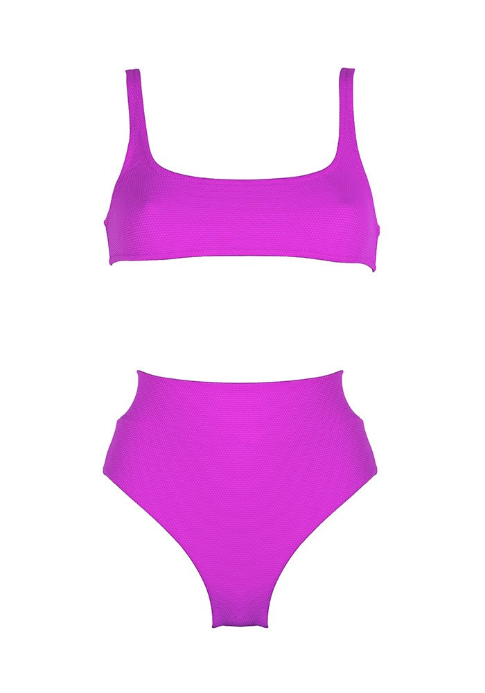 Antigua (Rainbow Collection) Bikini Mermazing color Fuchsia made with ECONYL® regenerated nylon
