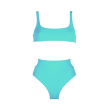 Load image into Gallery viewer, Antigua (Rainbow Collection) Bikini Mermazing color Mint green made with ECONYL® regenerated nylon
