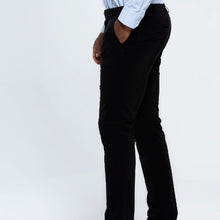 Load image into Gallery viewer, Side view of The Triton Pant State Of Matter color Black made with ECONYL® regenerated nylon
