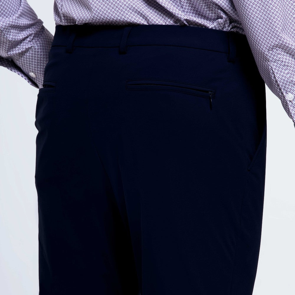 Detail of The Triton Pant State Of Matter color Deep Navy made with ECONYL® regenerated nylon