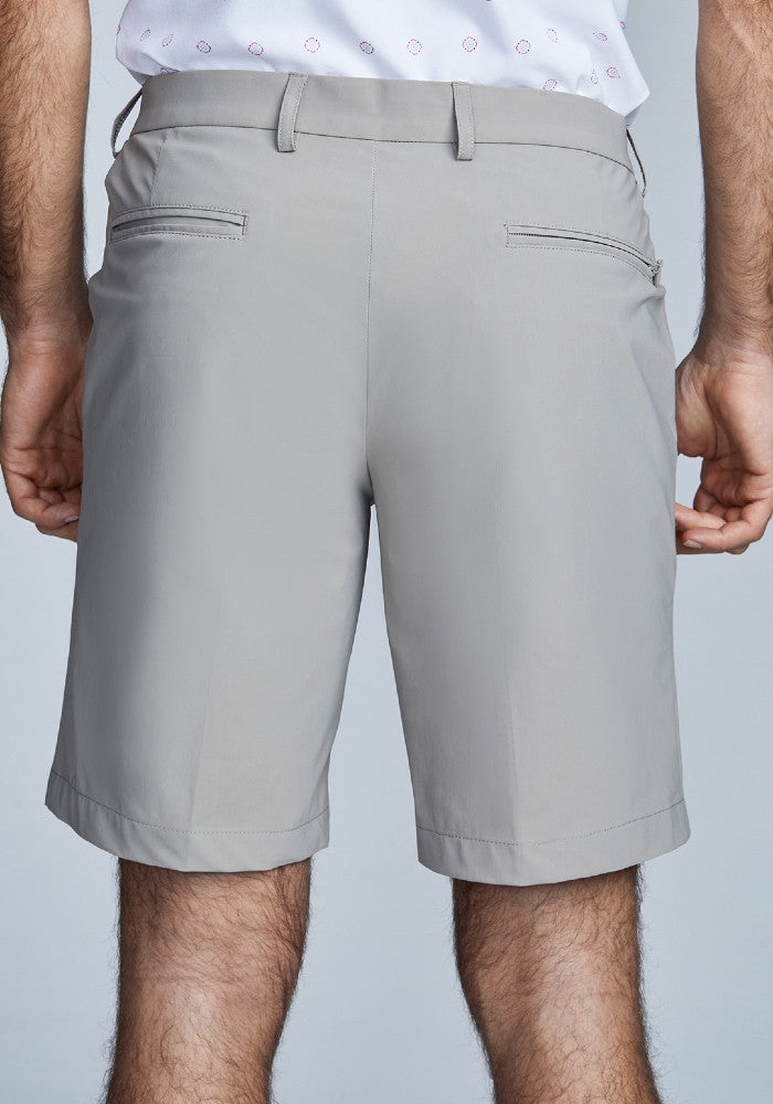 Back view of The Triton Short Pant State Of Matter color Sand made with ECONYL® regenerated nylon