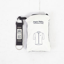 Load image into Gallery viewer, Pouch of the Angry Pablo EarthTone Riding Jersey color Black made with ECONYL® regenerated nylon

