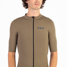 Load image into Gallery viewer, Front view of the Angry Pablo EarthTone Riding Jersey color Woodland made with ECONYL® regenerated nylon
