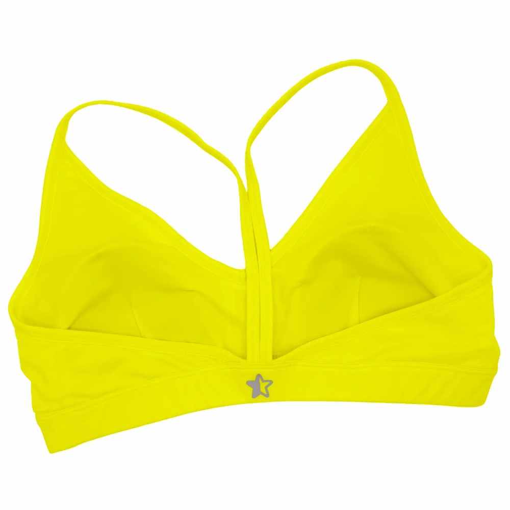 URBANIC Black & Yellow Training Sports Bra Price in India, Full  Specifications & Offers