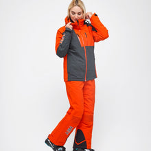 Load image into Gallery viewer, Crested Pants Hey Sport color Orange made with ECONYL® regenerated nylon
