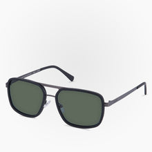Load image into Gallery viewer, Side view of the Sunglasses Coipo Karun color Black made with ECONYL® regenerated nylon
