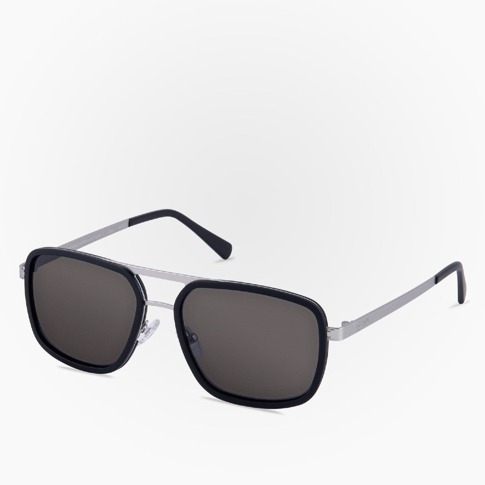 Side view of the Sunglasses Coipo Karun color Black Dark made with ECONYL® regenerated nylon