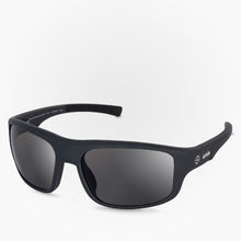 Load image into Gallery viewer, Side view of the Sunglasses Kona Karun color Black made with ECONYL® regenerated nylon
