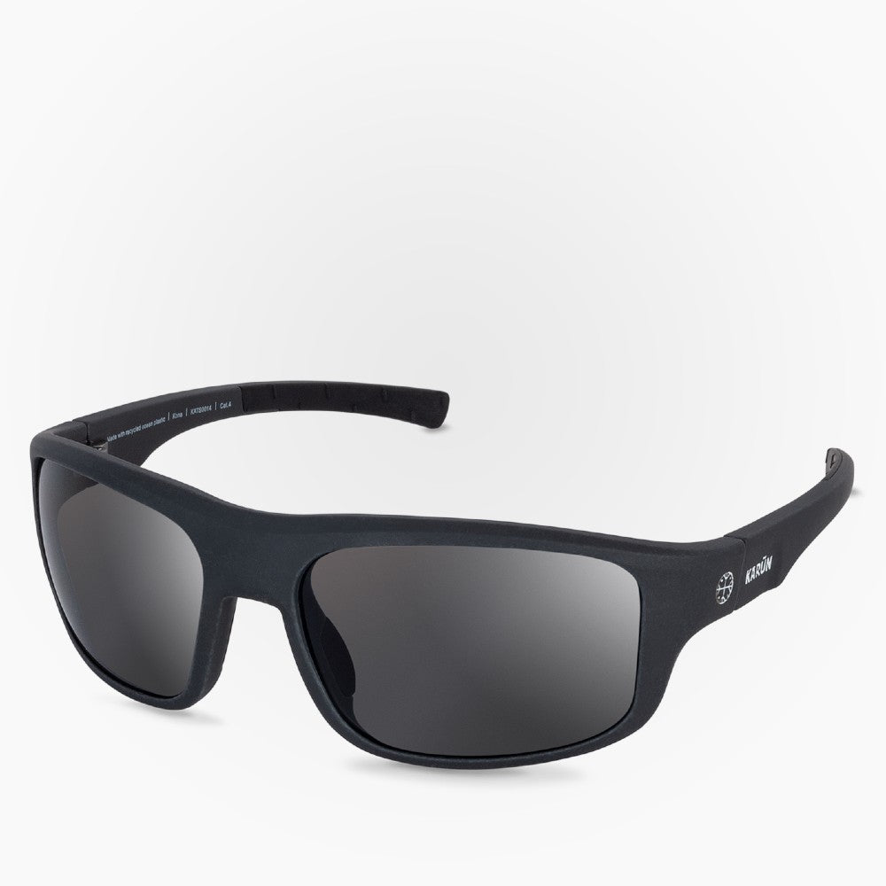 Side view of the Sunglasses Kona Karun color Black made with ECONYL® regenerated nylon