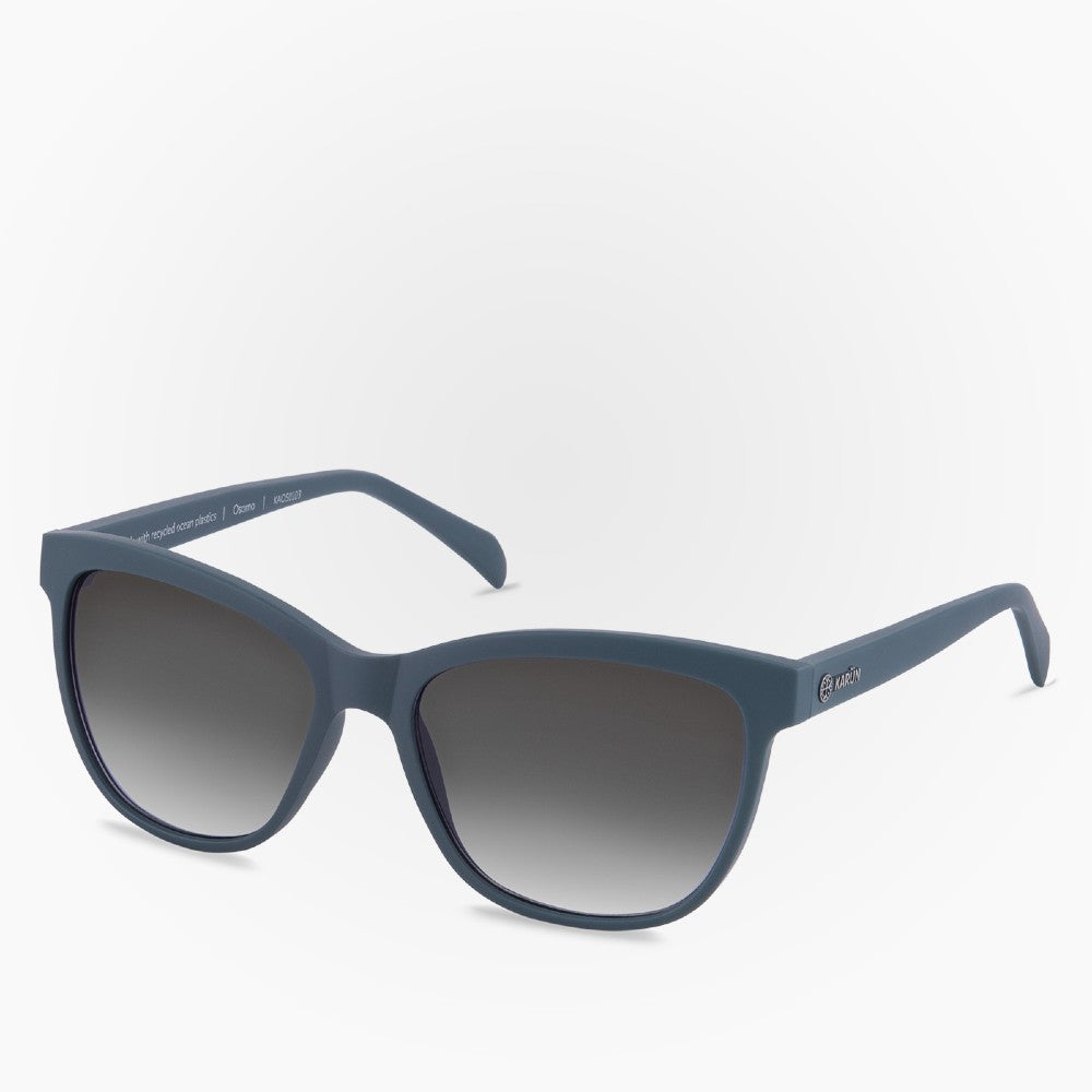 Side view of the Sunglasses Osorno Karun color Blue made with ECONYL® regenerated nylon