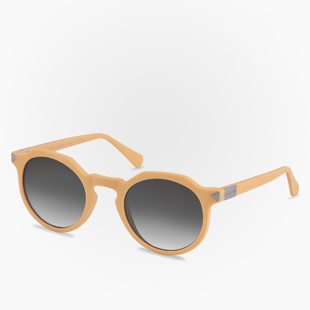 Side view of the Sunglasses Pinguino Karun color Yellow made with ECONYL® regenerated nylon