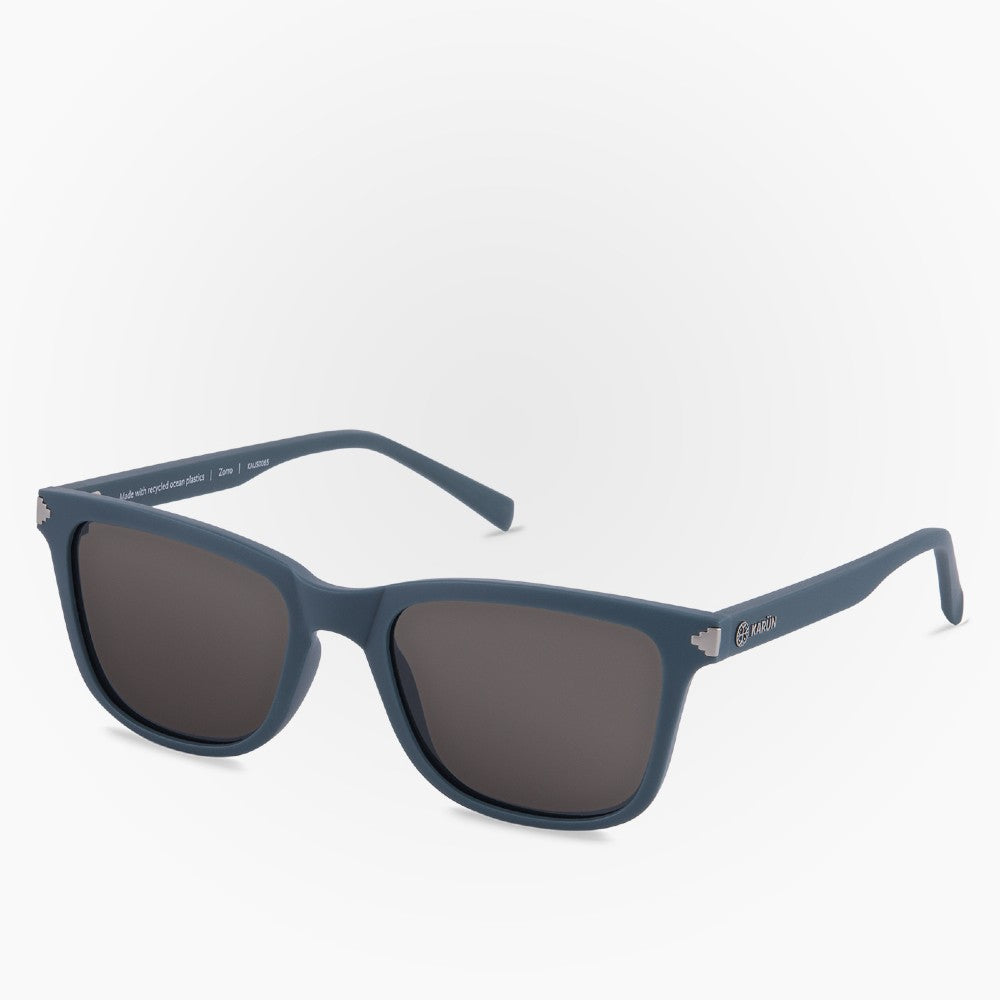Side view of the Sunglasses Zorro Karun color Blue made with ECONYL® regenerated nylon