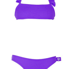Load image into Gallery viewer, Aurora (Rainbow Baby Collection) Bikini Mermazing color Purple made with ECONYL® regenerated nylon
