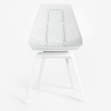 Load image into Gallery viewer, Front view of the noho move™ chair by noho color white made with ECONYL® regenerated nylon
