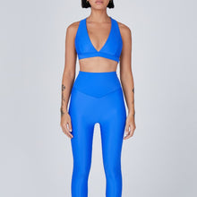 Load image into Gallery viewer, Sage Leggings Lapis by Outfyt color Blue made with ECONYL® regenerated nylon

