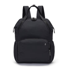 Load image into Gallery viewer, Pacsafe Citysafe CX Anti-Theft Backpack color Black made with ECONYL® regenerated nylon
