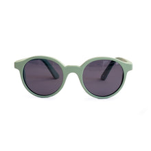 Load image into Gallery viewer, Front view of the SooNice Children Sunnies by SooNice color mint green made with ECONYL® regenerated nylon
