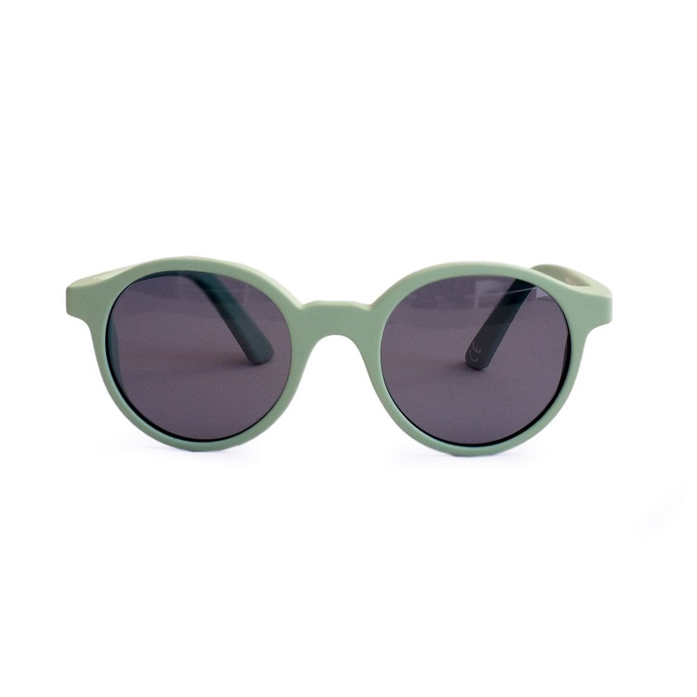 Front view of the SooNice Children Sunnies by SooNice color mint green made with ECONYL® regenerated nylon