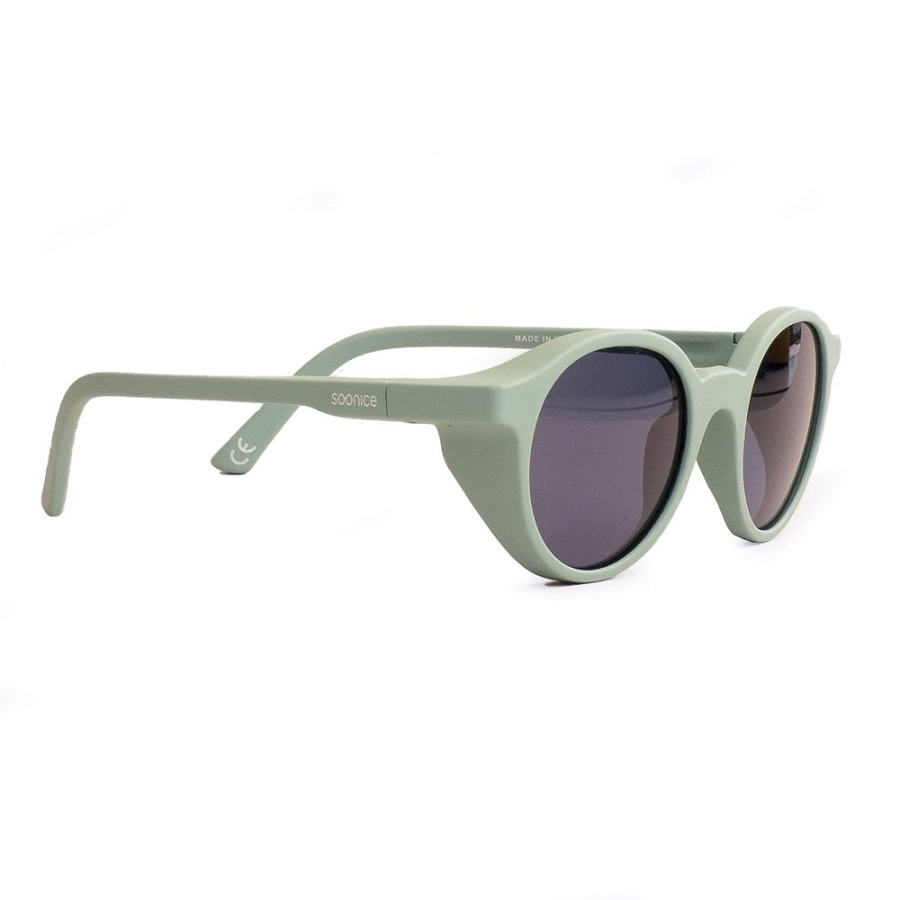 Side view of the SooNice Children Sunnies by SooNice color mint green made with ECONYL® regenerated nylon