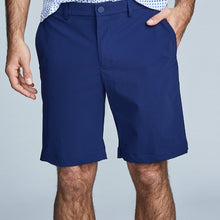Load image into Gallery viewer, Front view of The Triton Short Pant State Of Matter color Deep Navy made with ECONYL® regenerated nylon
