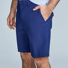 Load image into Gallery viewer, Side view of The Triton Short Pant State Of Matter color Deep Navy made with ECONYL® regenerated nylon

