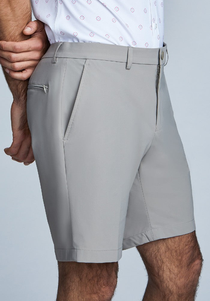 Side view of The Triton Short Pant State Of Matter color Sand made with ECONYL® regenerated nylon